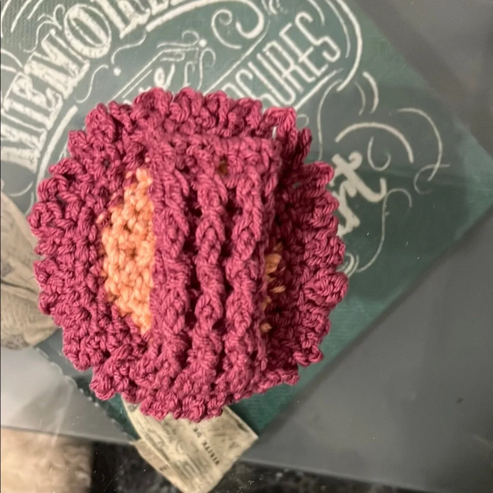 Handcrafted Crochet Spa 2pc spa set: Washcloth, Scrubbie